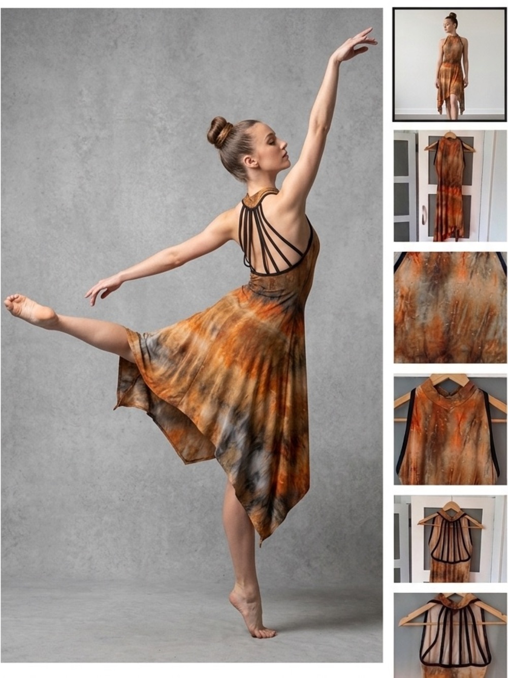 Custom Lyrical Contemporary Latin professional dance competition dress sz- S